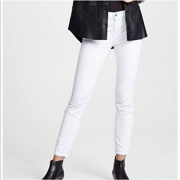 Current/Elliott The Stiletto White Jeans size 0-24 - Picture 1 of 14
